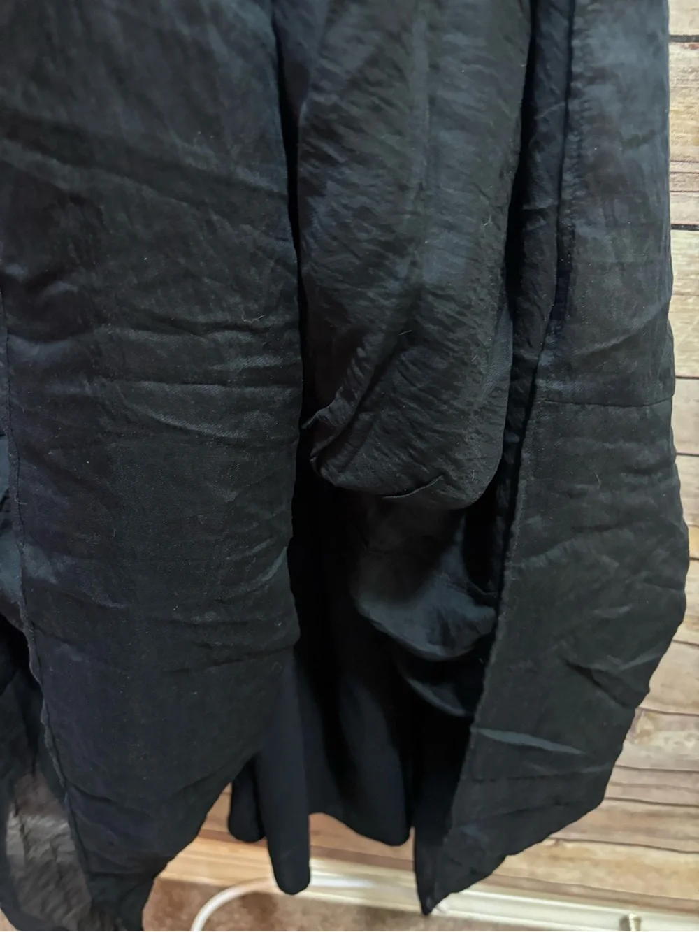NWT Abercrombie & Fitch Low Back Tiered Maxi Black Cotton Sundress Small Tall